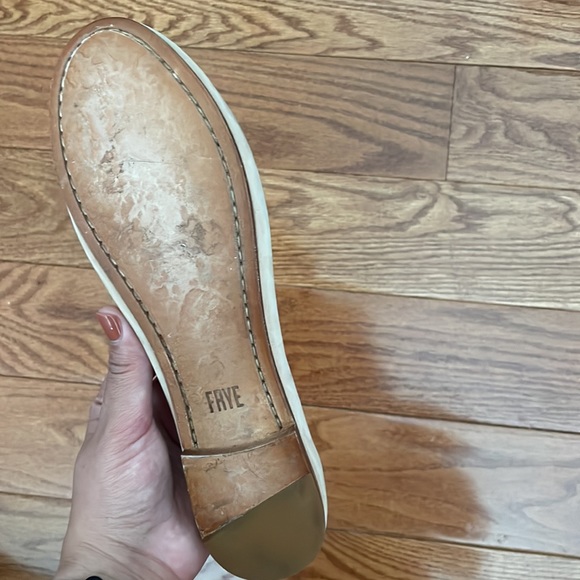 Frye Cream Leather Flats - Picture 9 of 9